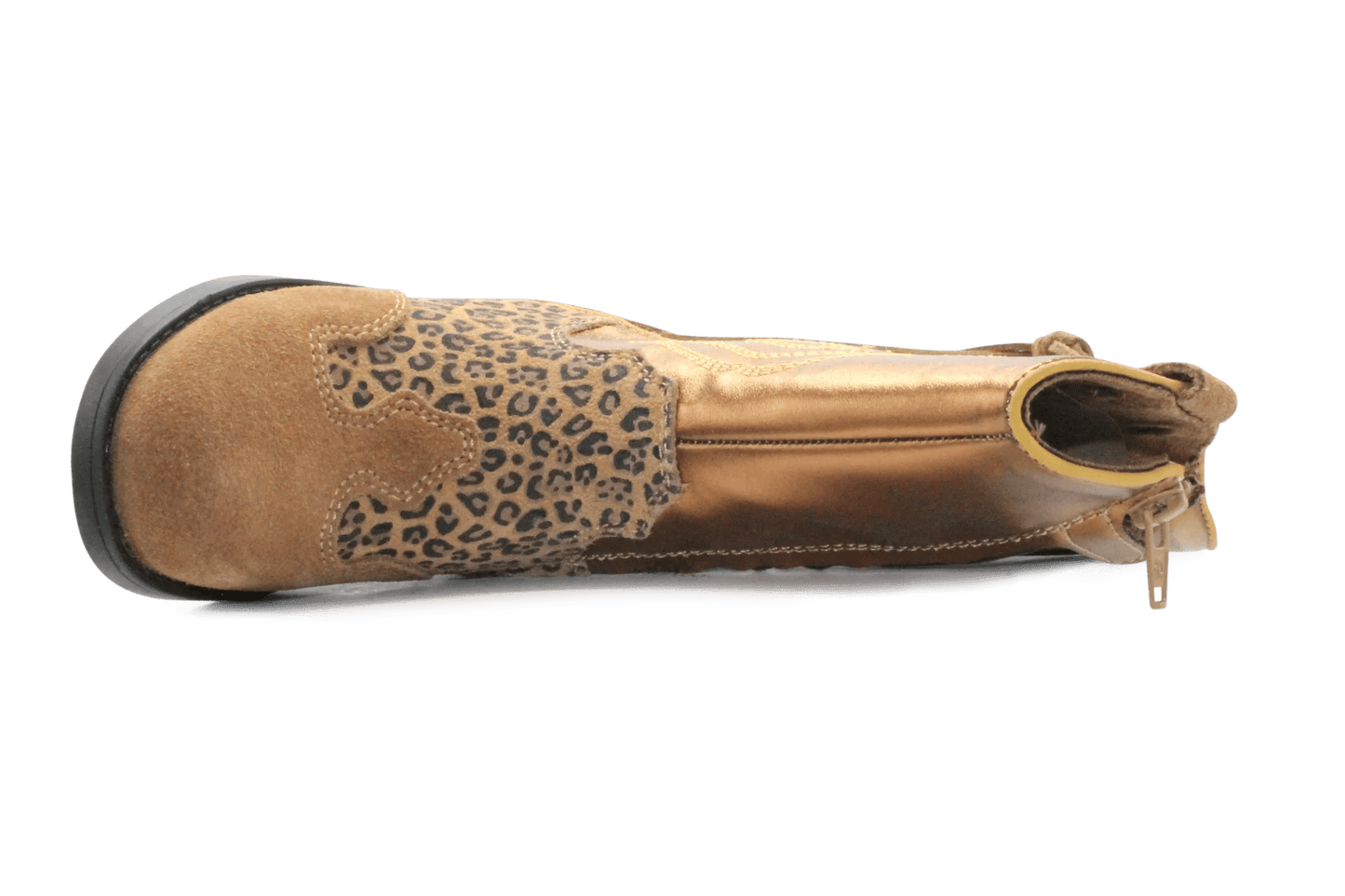 Shoesme Cowboylaars Meisjes - Leopard Cognac - hatshoe