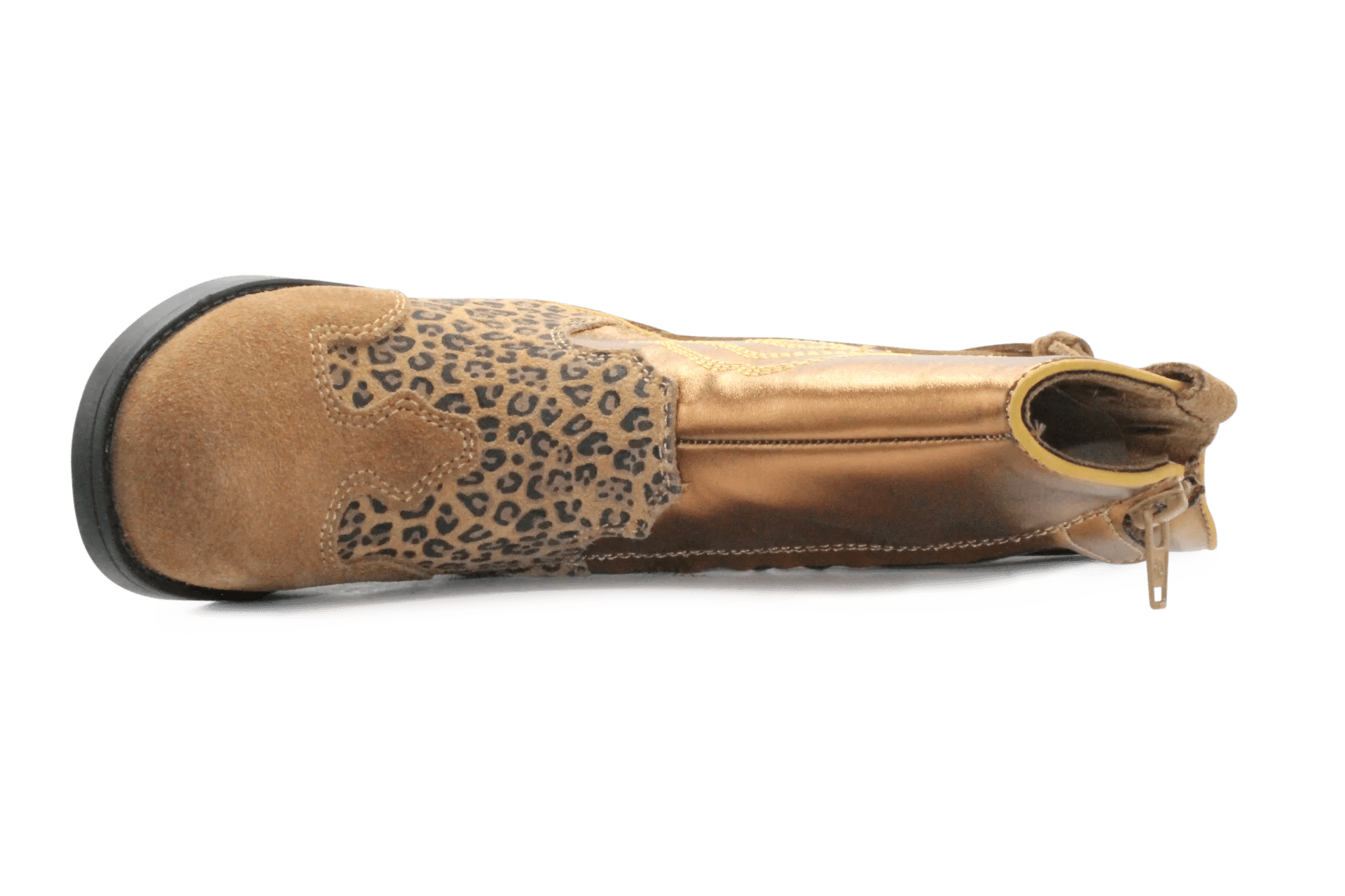 Shoesme Cowboylaars Meisjes - Leopard Cognac - hatshoe