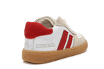 Shoesme Eerste loop Sneaker - Beige Rood - hatshoe