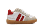 Shoesme Eerste loop Sneaker - Beige Rood - hatshoe