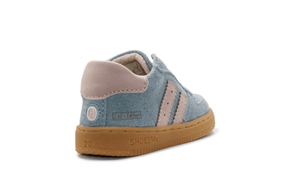 Shoesme Eerste Loop Sneaker - Blauw Roze - hatshoe