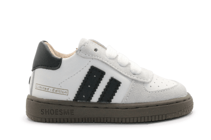 Shoesme Eerste Loop Sneaker - BN26W002- Beige Wit Zwart - hatshoe