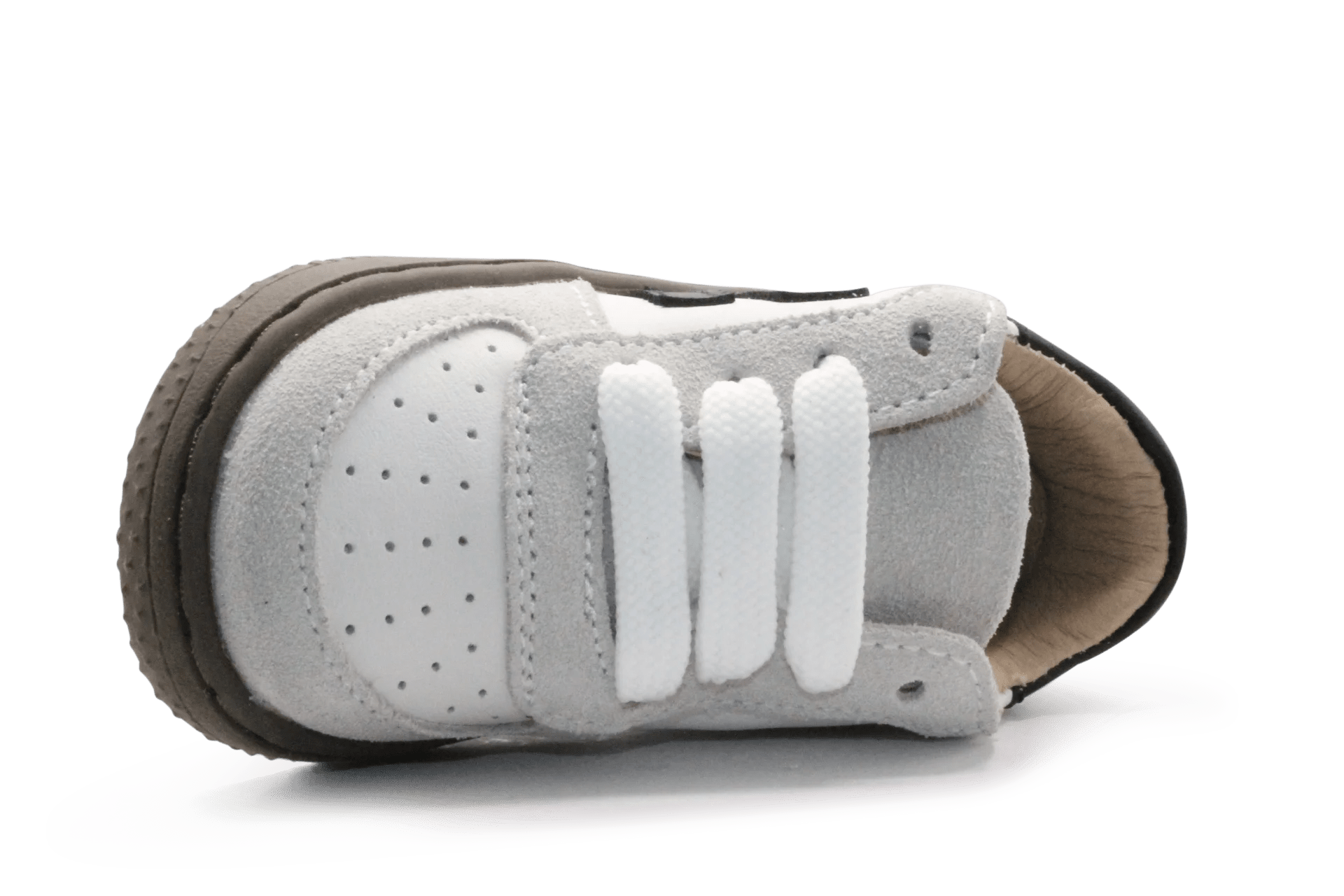 Shoesme Eerste Loop Sneaker - BN26W002- Beige Wit Zwart - hatshoe