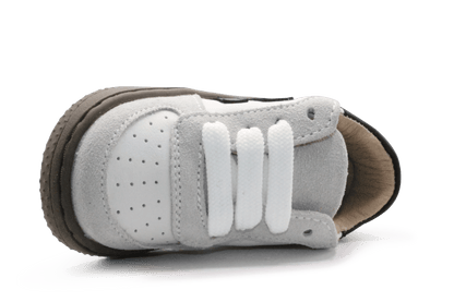 Shoesme Eerste Loop Sneaker - BN26W002- Beige Wit Zwart - hatshoe