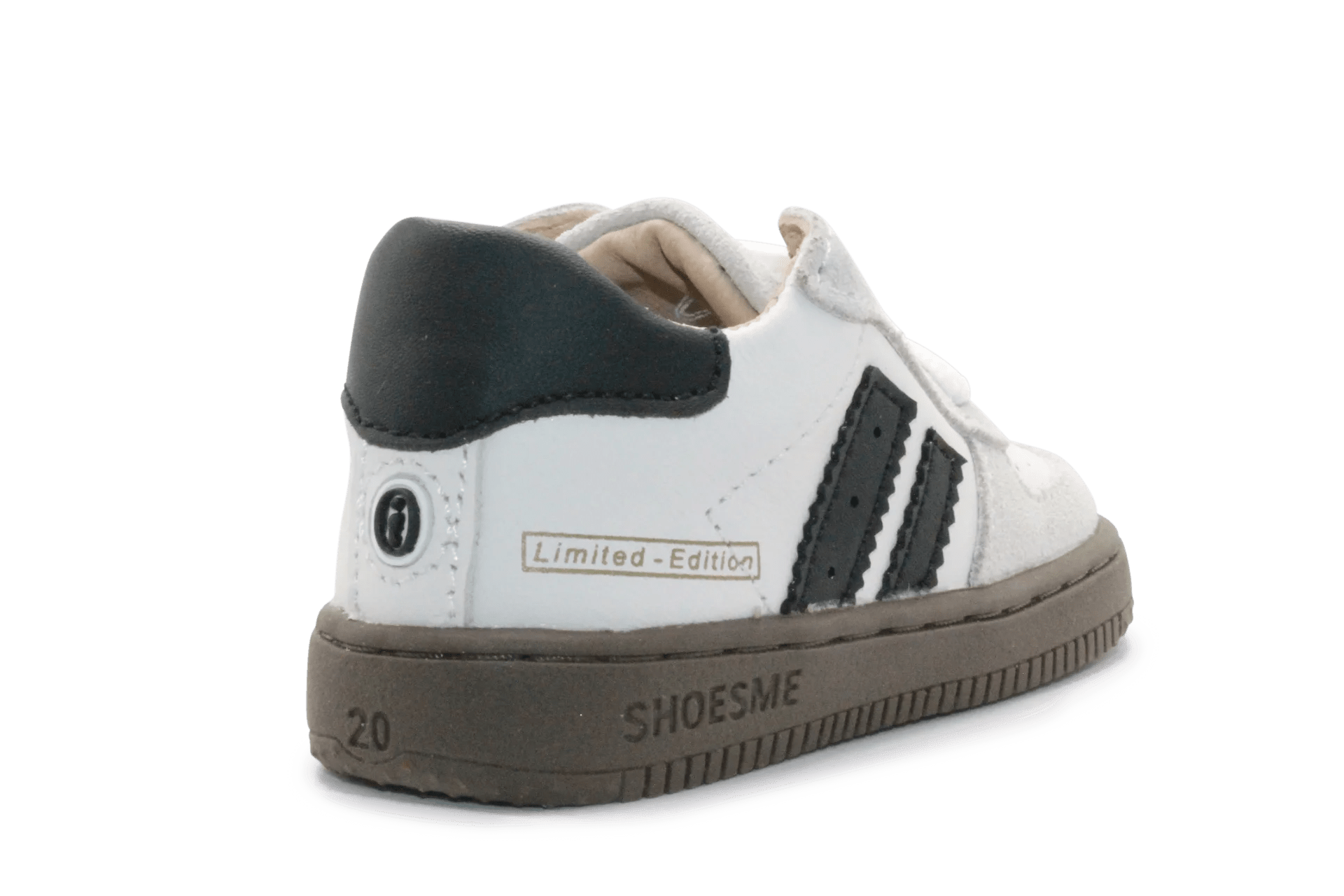 Shoesme Eerste Loop Sneaker - BN26W002- Beige Wit Zwart - hatshoe