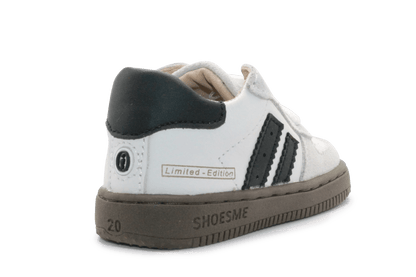 Shoesme Eerste Loop Sneaker - BN26W002- Beige Wit Zwart - hatshoe