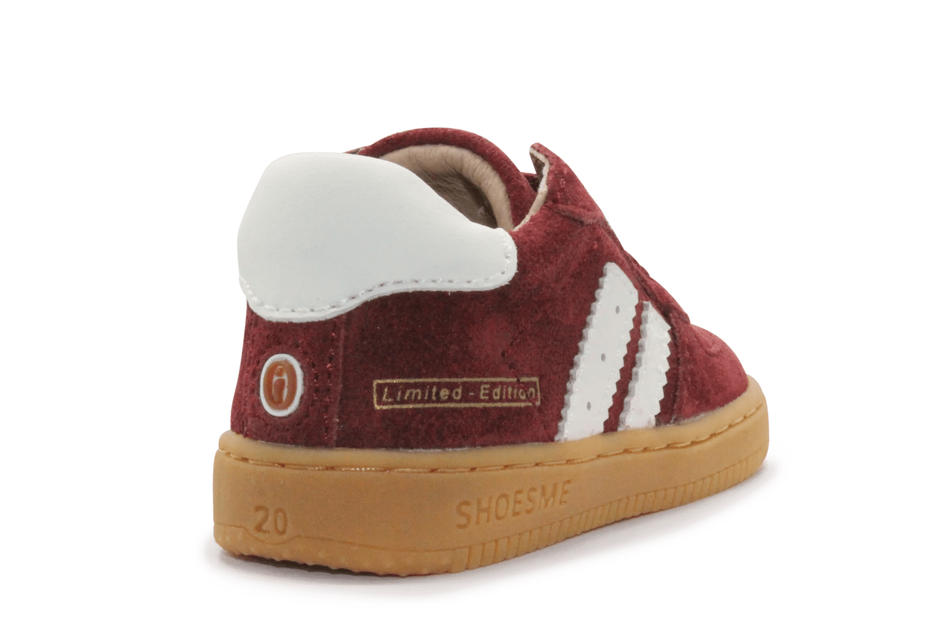 Shoesme Eerste Loop Sneaker - BN26W002- Bordeaux Red - hatshoe