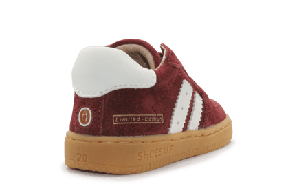 Shoesme Eerste Loop Sneaker - BN26W002- Bordeaux Red - hatshoe