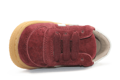 Shoesme Eerste Loop Sneaker - BN26W002- Bordeaux Red - hatshoe