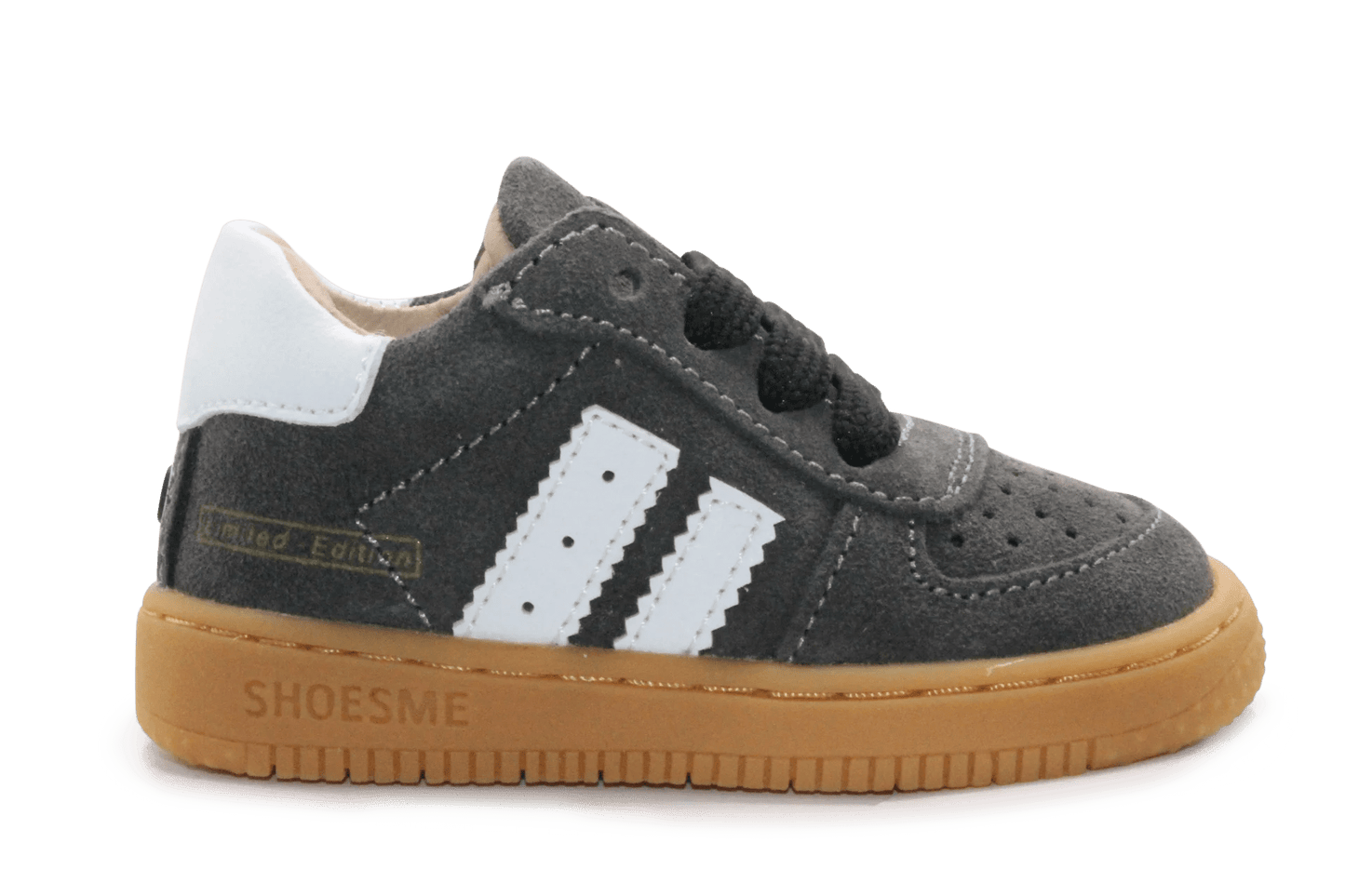 Shoesme Eerste Loop Sneaker - BN26W002- Dark Grey - hatshoe
