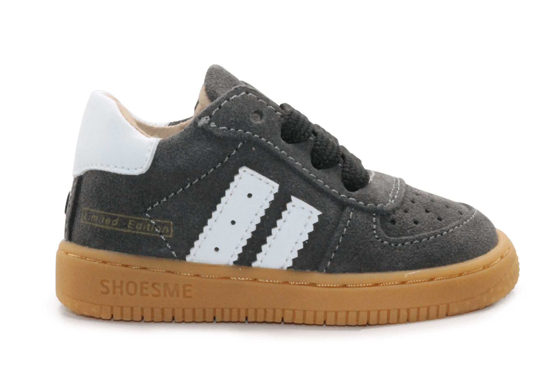 Shoesme Eerste Loop Sneaker - BN26W002- Dark Grey - hatshoe