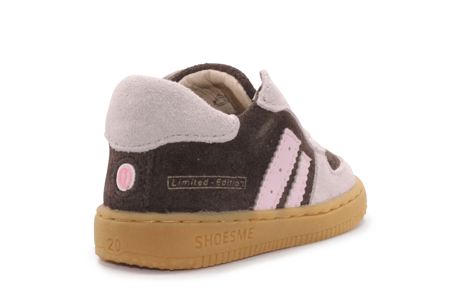 Shoesme Eerste Loop Sneaker - BN26W002- Roze Bruin - hatshoe