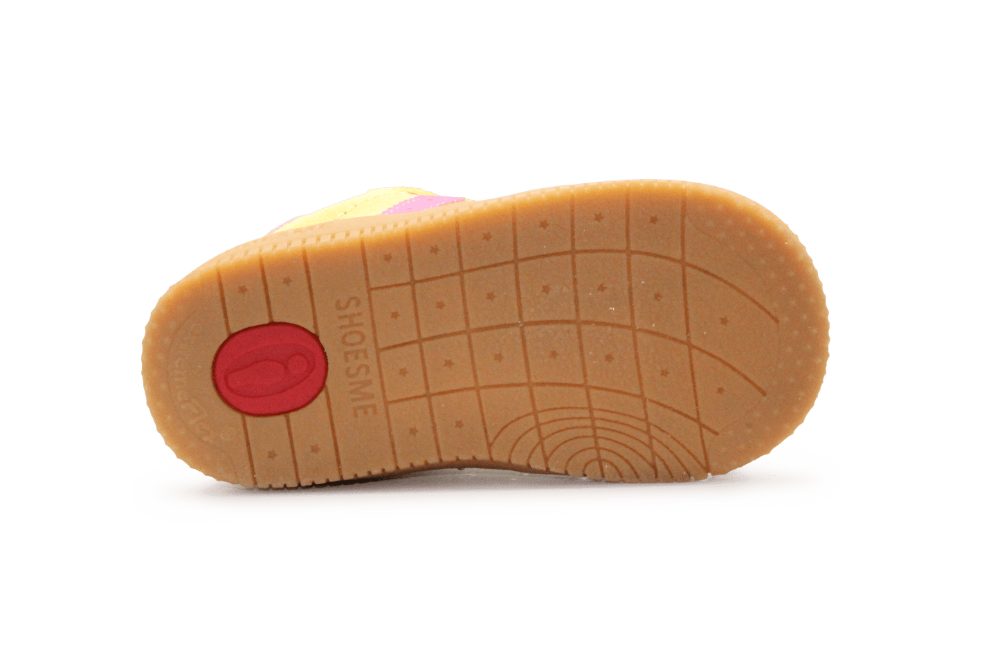 Shoesme Eerste loop Sneaker - Geel Roze - hatshoe