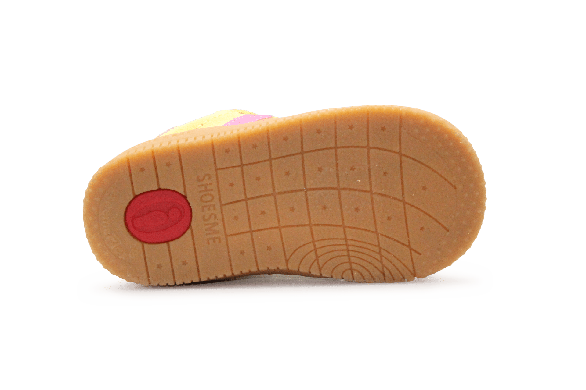 Shoesme Eerste loop Sneaker - Geel Roze - hatshoe