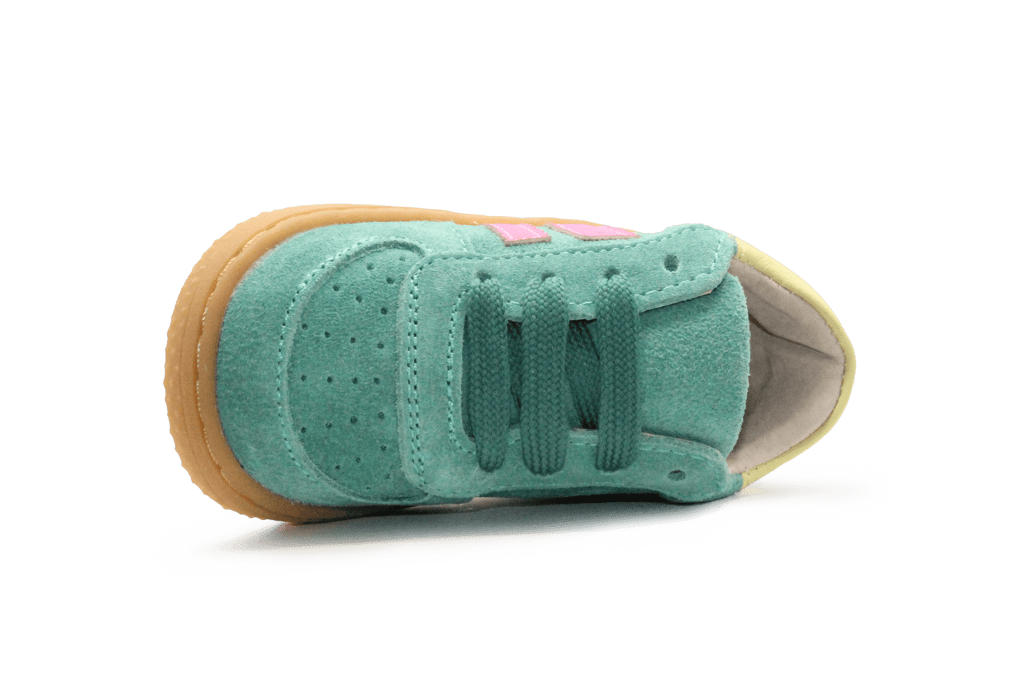 Shoesme Eerste Loop Sneaker - Groen Roze - hatshoe