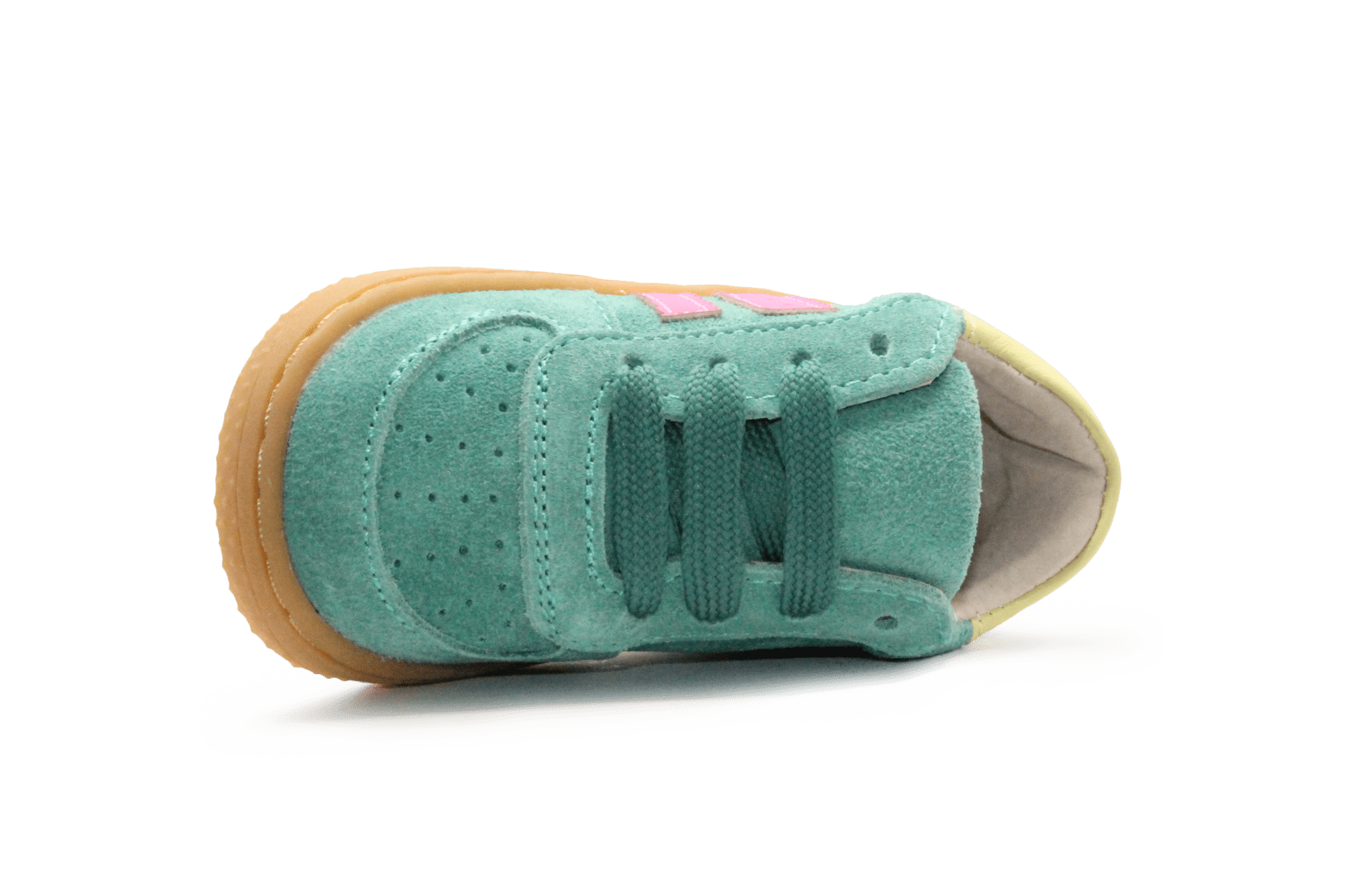 Shoesme Eerste Loop Sneaker - Groen Roze - hatshoe