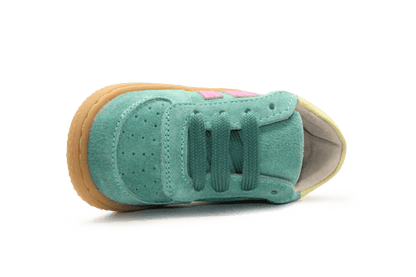 Shoesme Eerste Loop Sneaker - Groen Roze - hatshoe