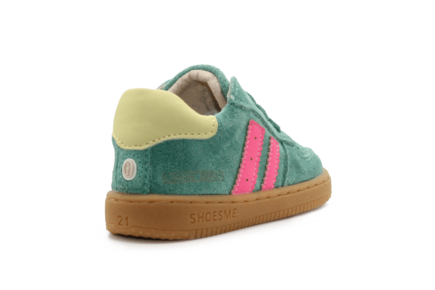 Shoesme Eerste Loop Sneaker - Groen Roze - hatshoe