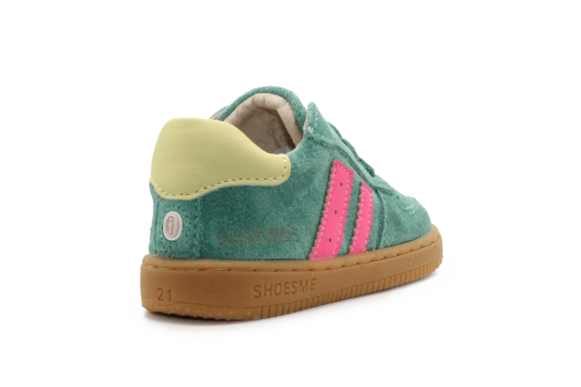 Shoesme Eerste Loop Sneaker - Groen Roze - hatshoe
