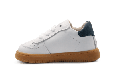 Shoesme Eerste Loop Sneaker - White Blue - hatshoe