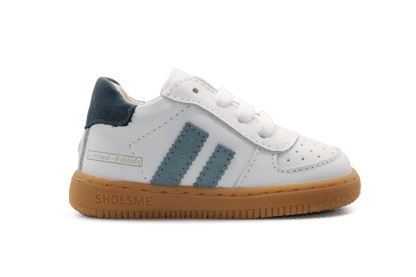 Shoesme Eerste Loop Sneaker - White Blue - hatshoe