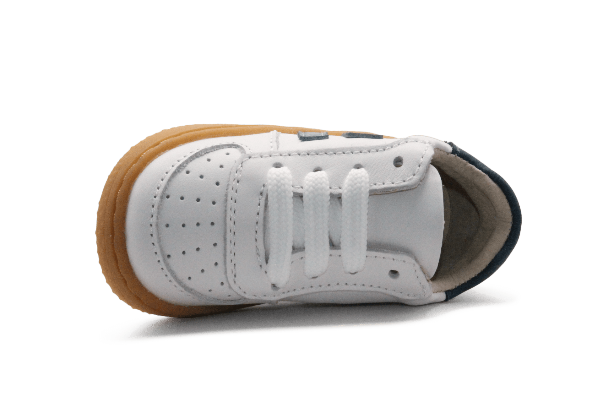 Shoesme Eerste Loop Sneaker - White Blue - hatshoe