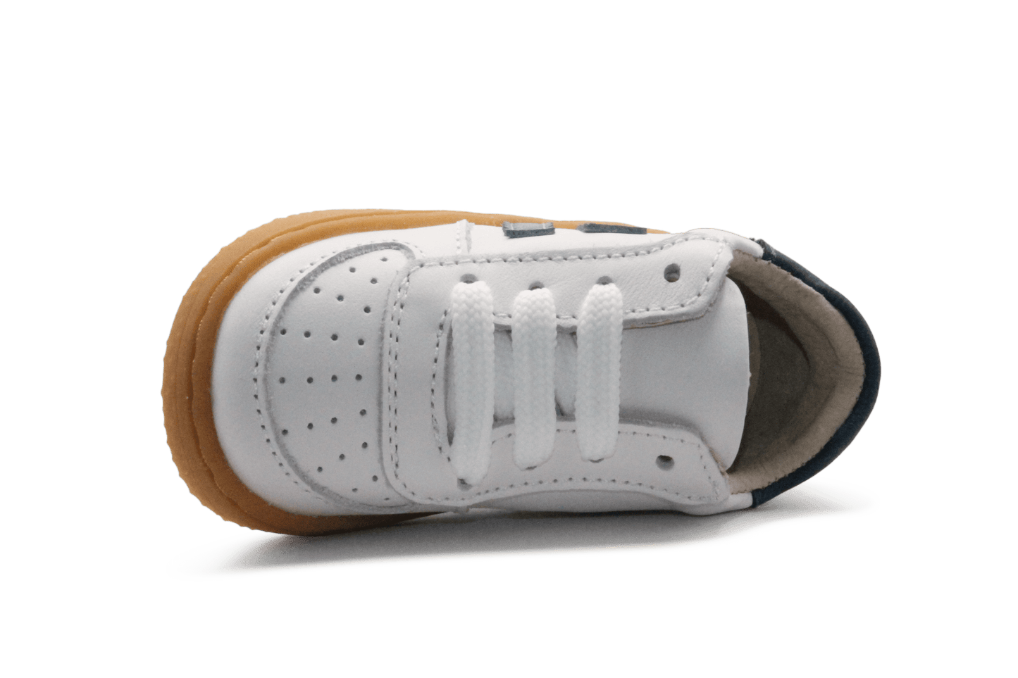 Shoesme Eerste Loop Sneaker - White Blue - hatshoe