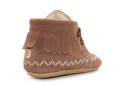 Shoesme Eerste Loopschoen BP24W008 - Bruin - hatshoe