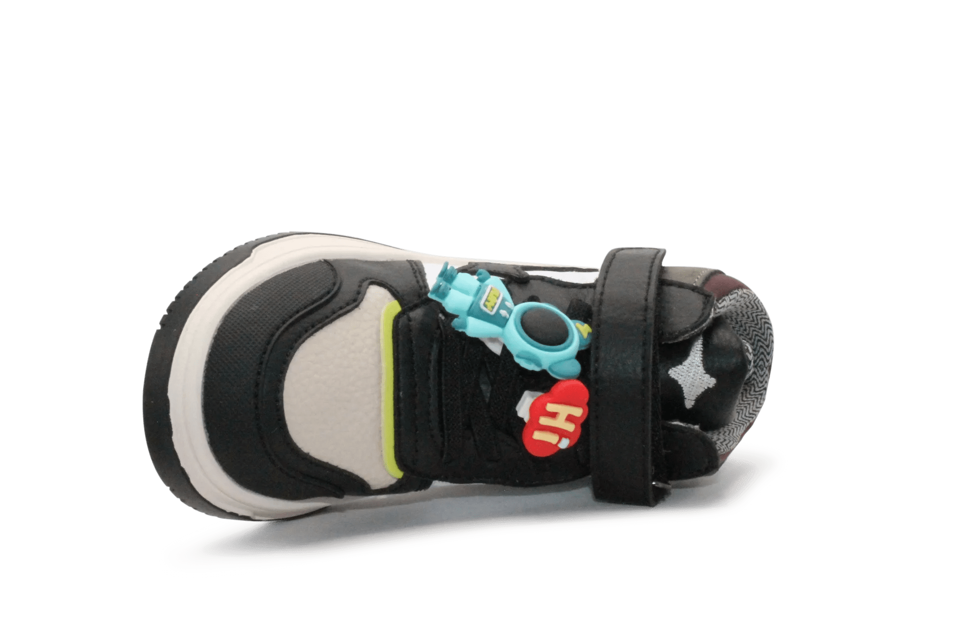 Shoesme Jongens Sneaker NO25W001 - Zwart Wit