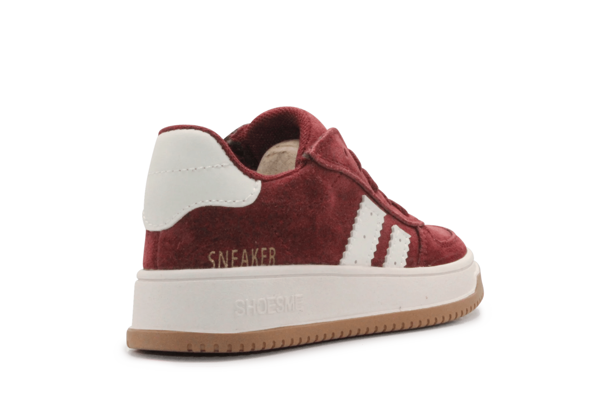 Shoesme Jongens Sneaker - NO25W016 - Bordeaux Red