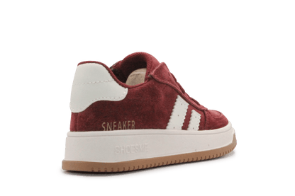 Shoesme Jongens Sneaker - NO25W016 - Bordeaux Red - hatshoe