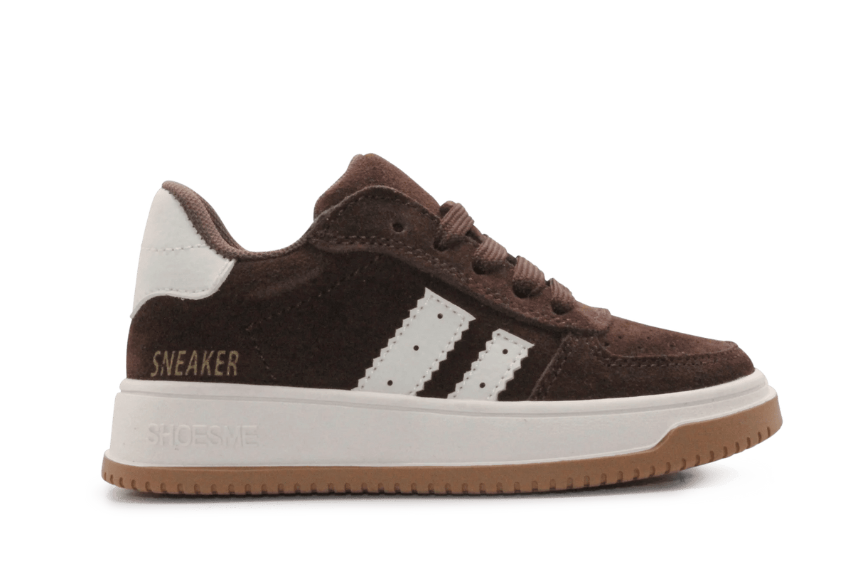 Shoesme Jongens Sneaker - NO25W016 - Donkerbruin - hatshoe