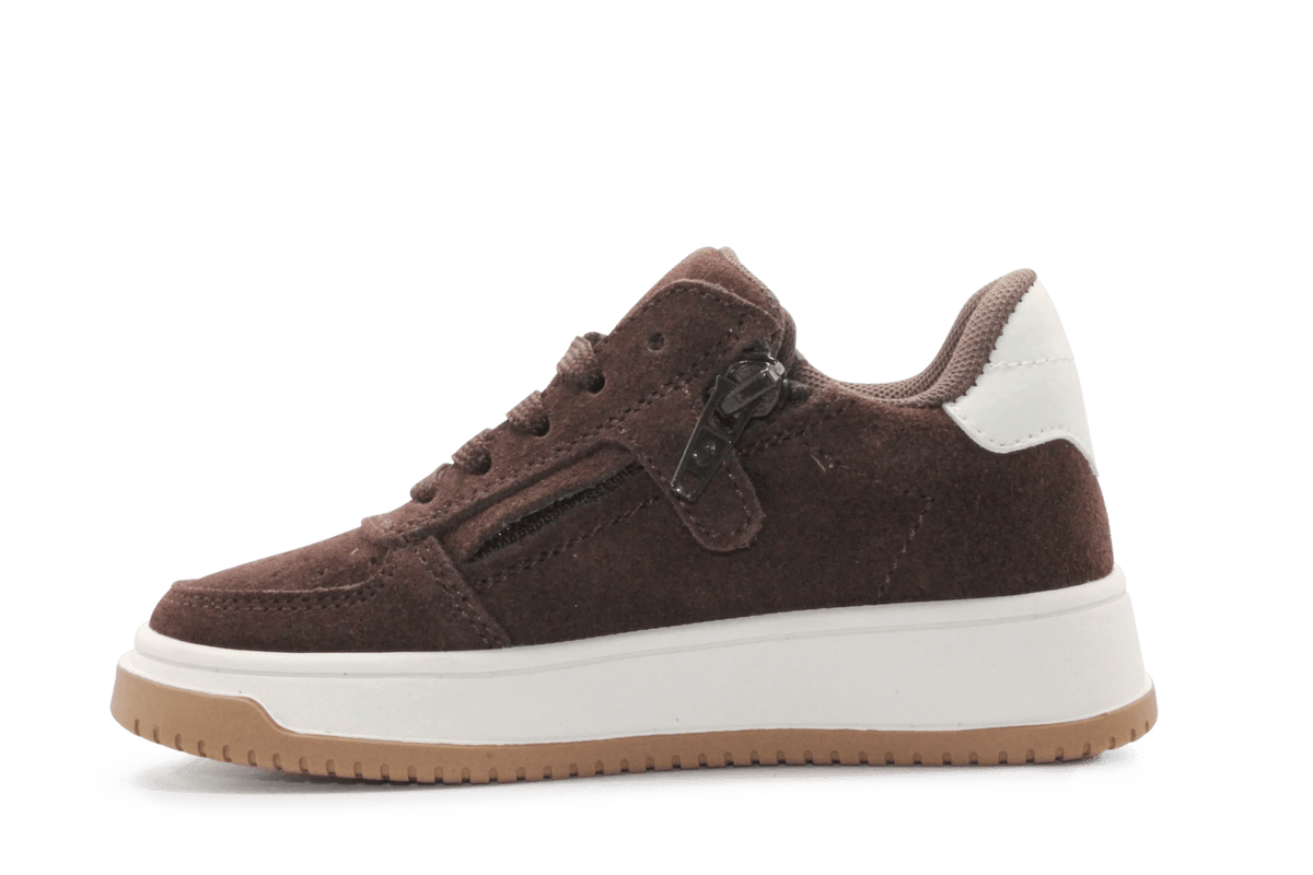 Shoesme Jongens Sneaker - NO25W016 - Donkerbruin - hatshoe