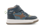 Shoesme Jongens Sneaker - NO25W100 - Blauw - hatshoe