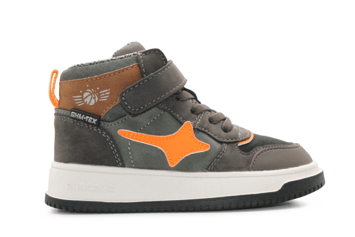 Shoesme Jongens Sneaker - NO25W100 - DonkerBruin - hatshoe