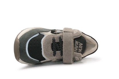 Shoesme Jongens Sneaker ST24S006 Groen Taupe - Jongens - hatshoe