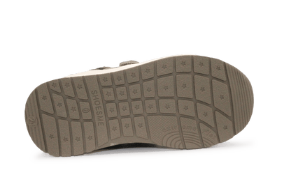 Shoesme Jongens Sneaker ST24S006 Groen Taupe - Jongens - hatshoe