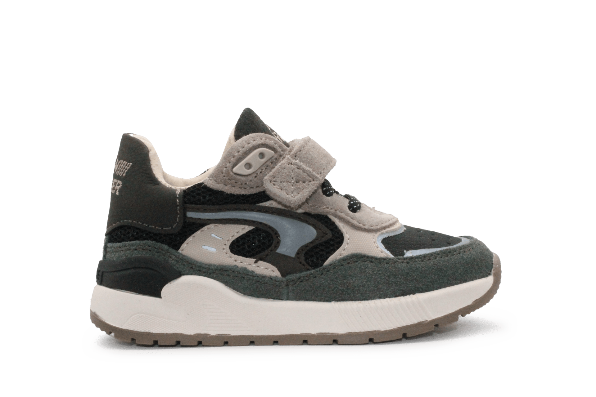Shoesme Jongens Sneaker ST24S006 Groen Taupe - Jongens