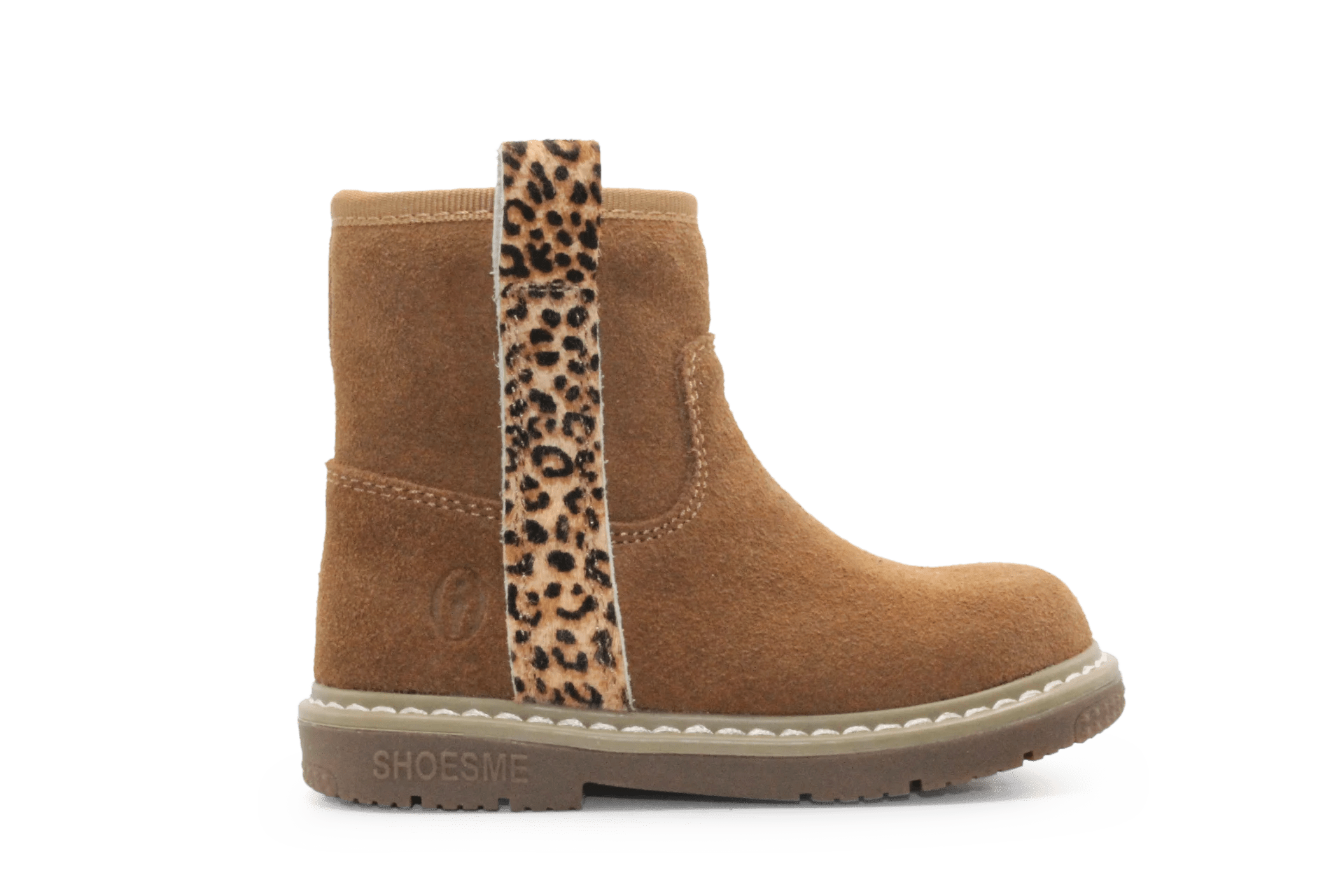Shoesme Laars Meisjes BC26W006 -Cognac Leopard