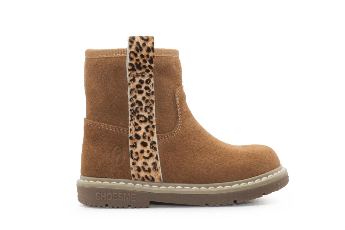 Shoesme Laars Meisjes BC26W006 -Cognac Leopard - hatshoe