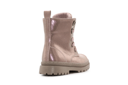 Shoesme Meisjes Veterboot - NT26W007 - Roze Metallic - hatshoe