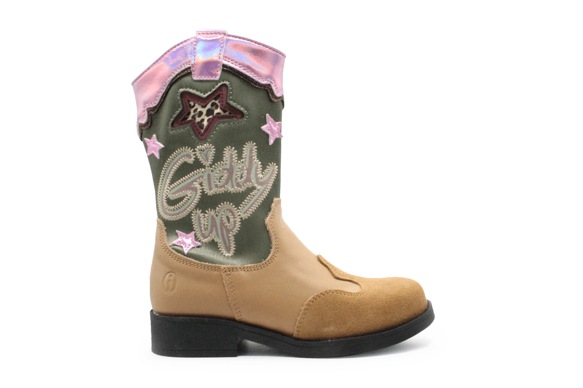 Shoesme NW23W008 Cowboylaars Giddy Up Multi Leer – Meisjes - hatshoe