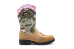 Shoesme NW23W008 Cowboylaars Giddy Up Multi Leer – Meisjes - hatshoe