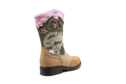 Shoesme NW23W008 Cowboylaars Giddy Up Multi Leer – Meisjes - hatshoe