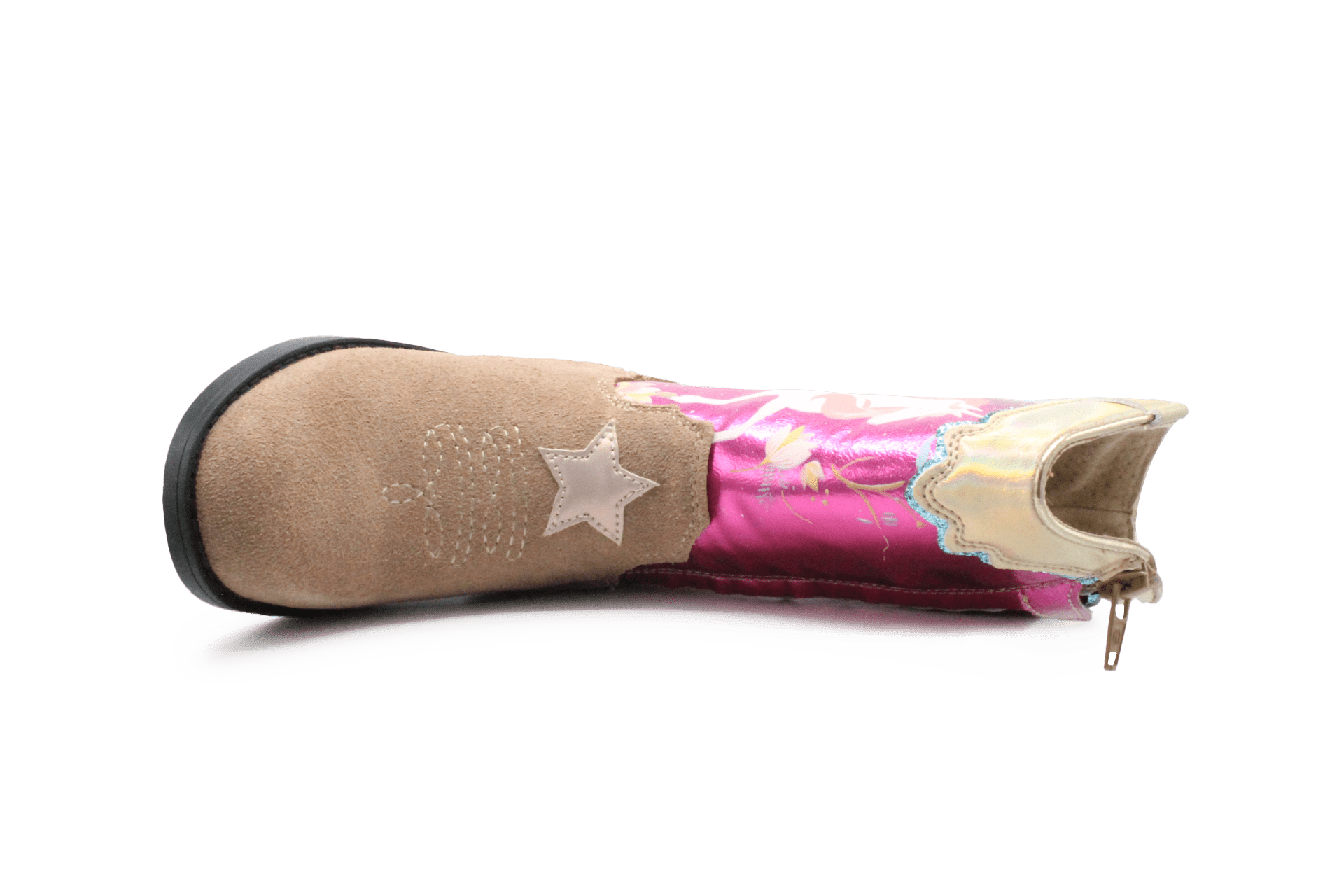 Shoesme NW24W010 Cowboylaars Roze Eenhoorn Leer – Meisjes
