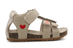 Shoesme Sandaal BI25S006 - Taupe - hatshoe
