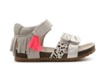 Shoesme Sandaal BI26S011 - Beige Silver - hatshoe
