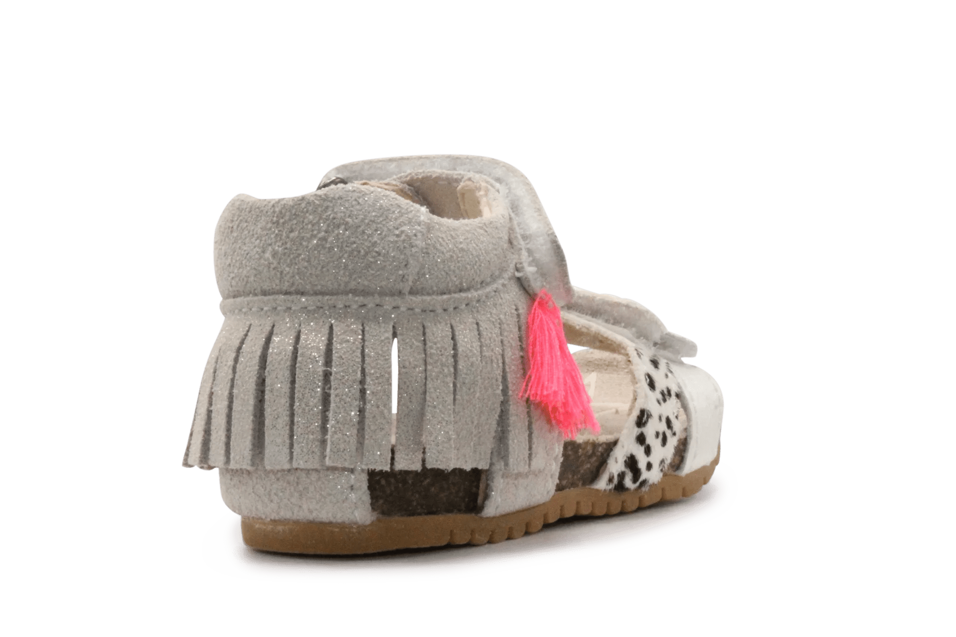 Shoesme Sandaal BI26S011 - Beige Silver - hatshoe