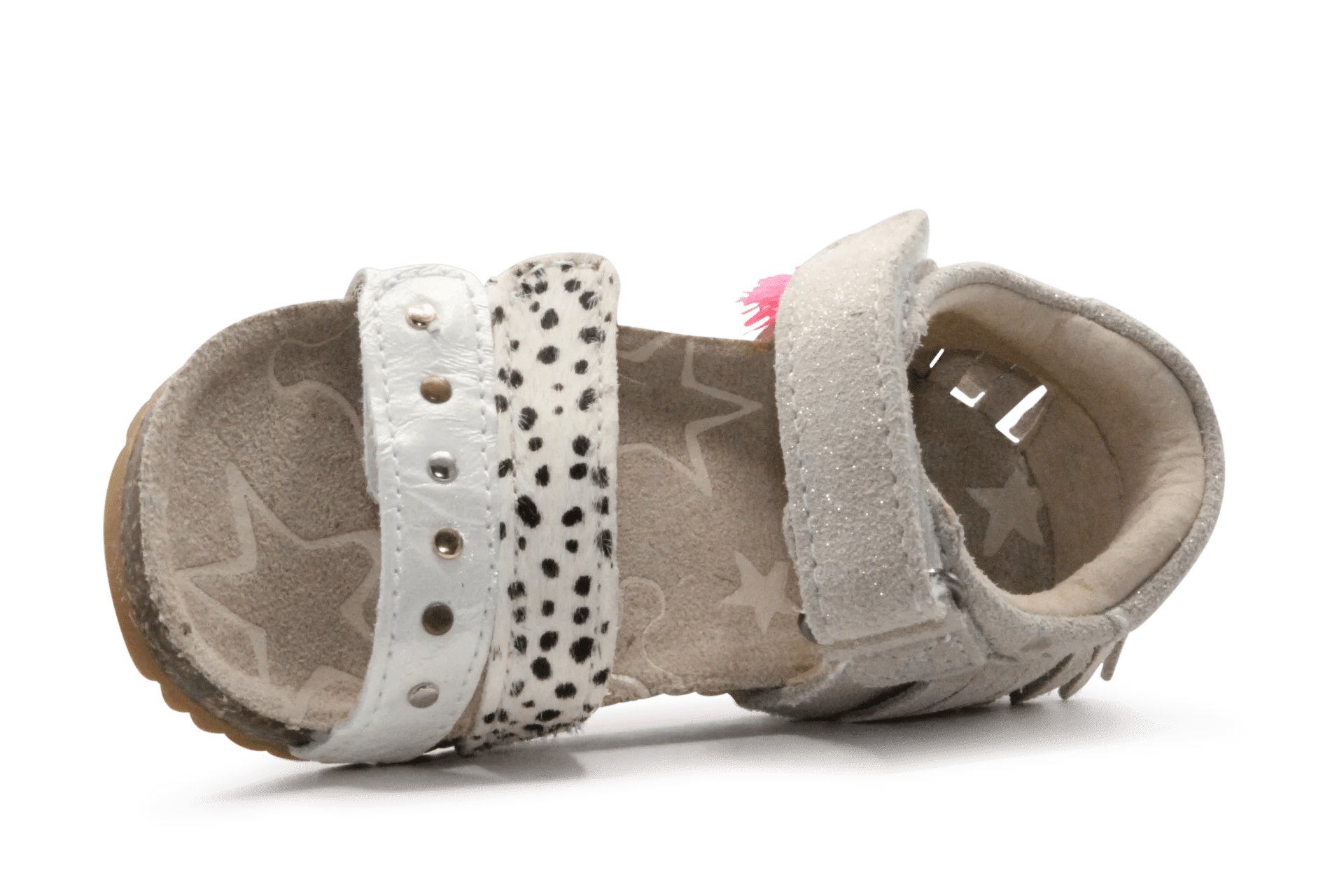 Shoesme Sandaal BI26S011 - Beige Silver - hatshoe