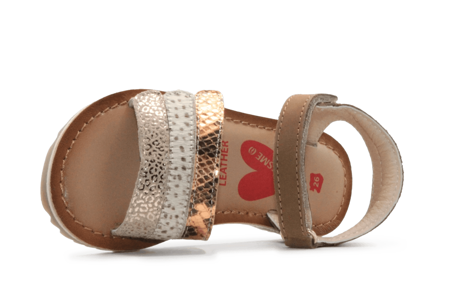 Shoesme Sandaal CA25S042 - Cognac brons - hatshoe